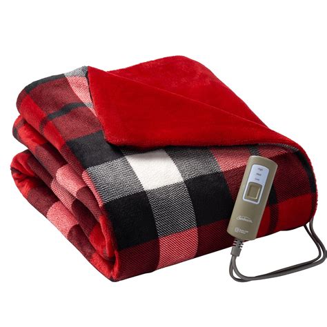 heated electric throw blanket